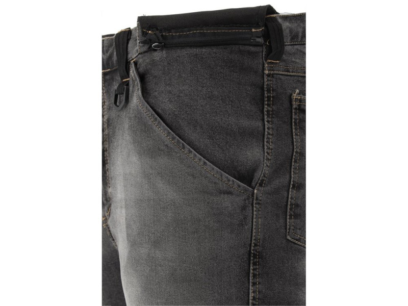 Штани робочі STRETCH JEANS YATO YT-79065, сіро-чорні, розмір XXL