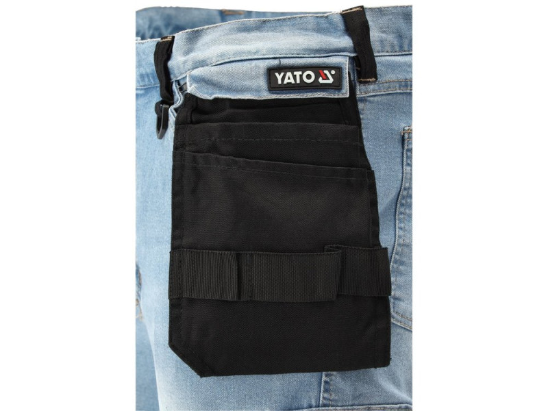 Штани робочі STRETCH JEANS YATO YT-79073, синьо-чорні, розмір L/XL