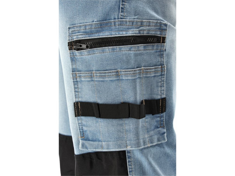 Штани робочі STRETCH JEANS YATO YT-79074, синьо-чорні, розмір XL
