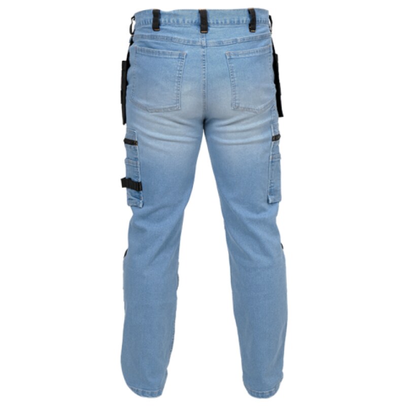 Штани робочі STRETCH JEANS YATO YT-79074, синьо-чорні, розмір XL