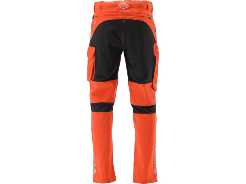 Штани робочі SERVAL YATO YT-79113, помаранчево-чорні, розмір XL