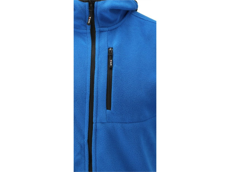 Кофта флісова з каптуром YATO YT-79162, розмір L, синьо-чорна