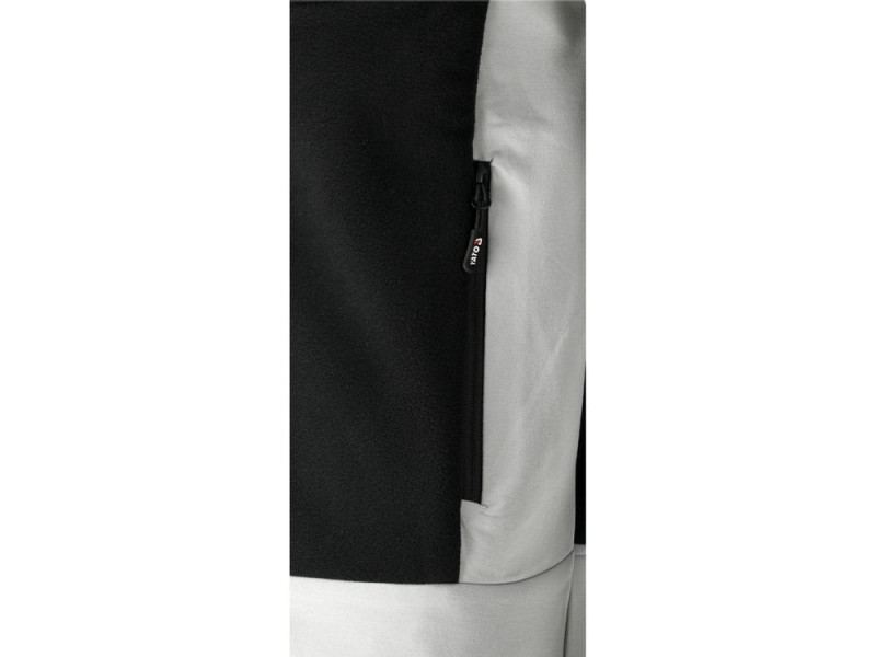 Кофта флісова з каптуром YATO YT-79174, розмір XXL, чорна з сірим