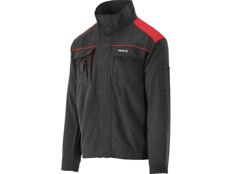 Толстовка рабочая COMFY YATO YT-79230, размер S, черно-красная, 300 г/м²