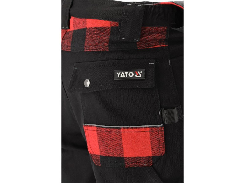 Штани робочі YATO REBAR, розмір XXL; 14 кишень, 97%- бавовна, 3%-еластан(DW) (YT-79365)