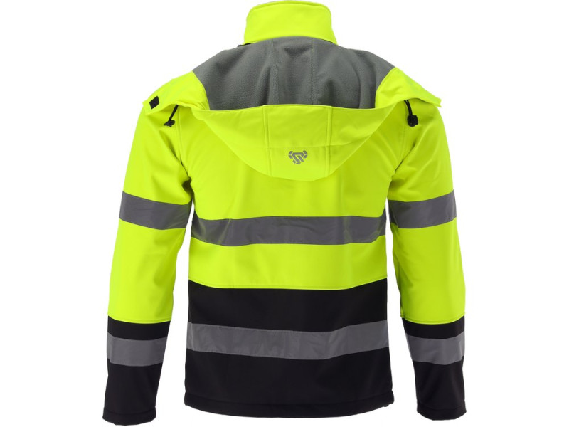 Куртка SOFTSHELL світловідбивна YATO розм 2XL; 3 кишені ріст- 184-188 см 100%- поліест (YT-79398)