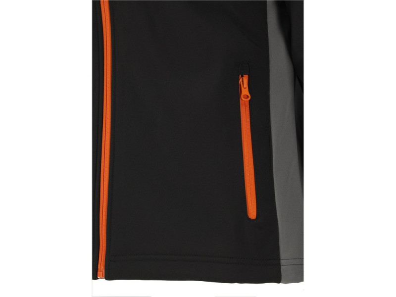 Куртка рабочая SOFTSHELL YATO размер S, черно-серый, 3 кармана, 96% полиэстер и 4% спандекс (YT-79530)