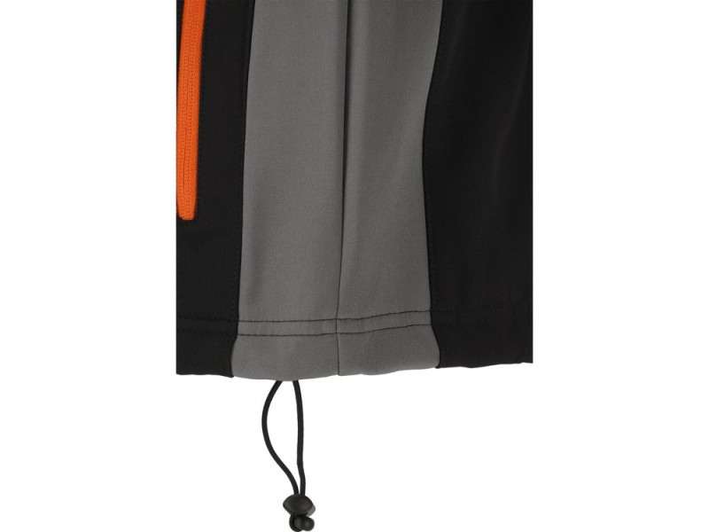 Куртка рабочая SOFTSHELL YATO размер S, черно-серый, 3 кармана, 96% полиэстер и 4% спандекс (YT-79530)