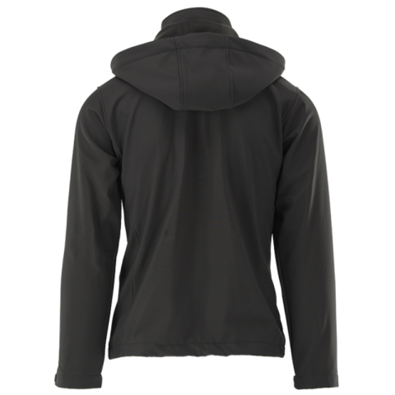 Куртка рабочая SOFTSHELL с прикреплённым капюшоном YATO разм. L, черный, 3 кармана, 96% полиэст и 4% спандекс. (YT-79552)