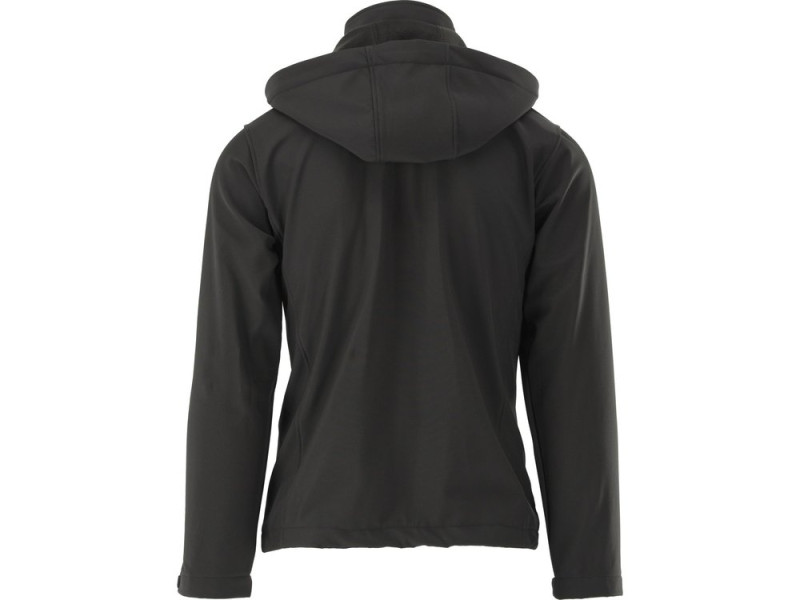 Куртка робоча SOFTSHELL з прикріп капюшоном YATO розм XL, чорна, 3 кишені, 96% поліест і 4% спандекс (YT-79553)