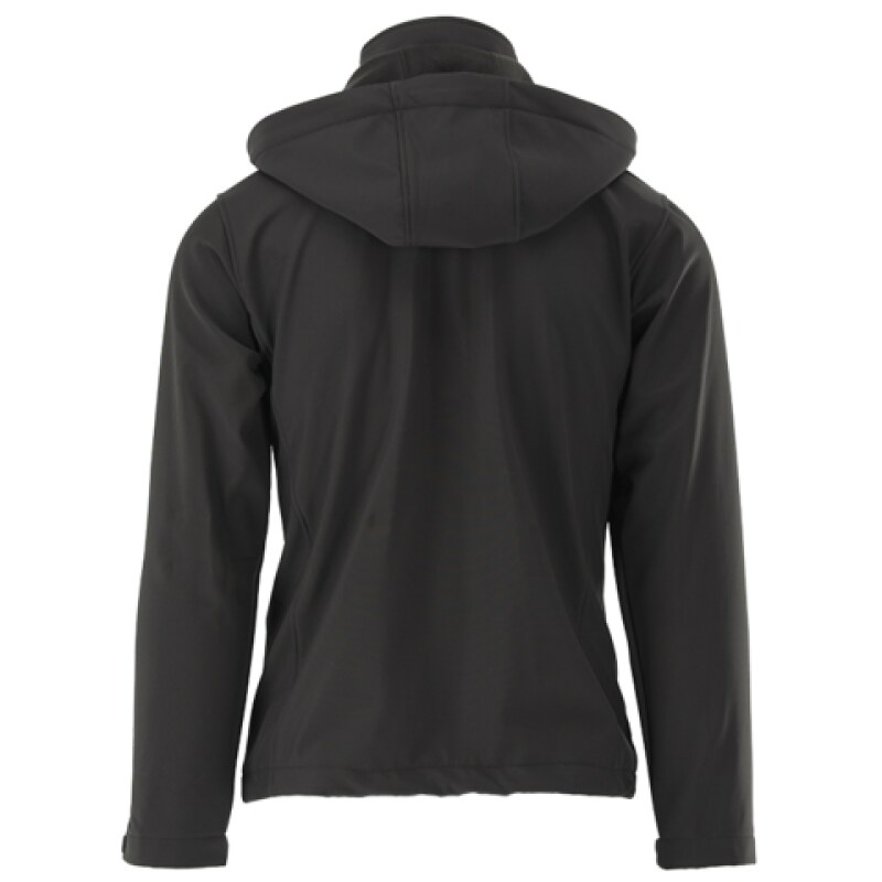 Куртка робоча SOFTSHELL з прикріп капюшоном YATO розм XXXL, чорна, 3 кишені, 96% поліест і 4% спанде (YT-79555)