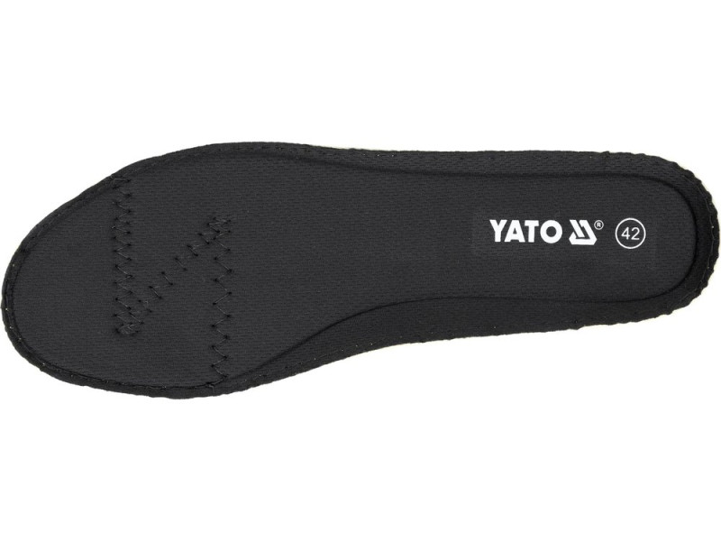 Черевики робочі шкіряні YATO PARAN S3, розм. 43, з поліуретановою підошвою (YT-80654)