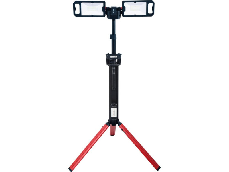 Прожекторы 2шт. 2828 SMD-диодные YATO: аккумул. 4,7 В, 500-5000 Lm, на штативе h=95-140 см (YT-81811)