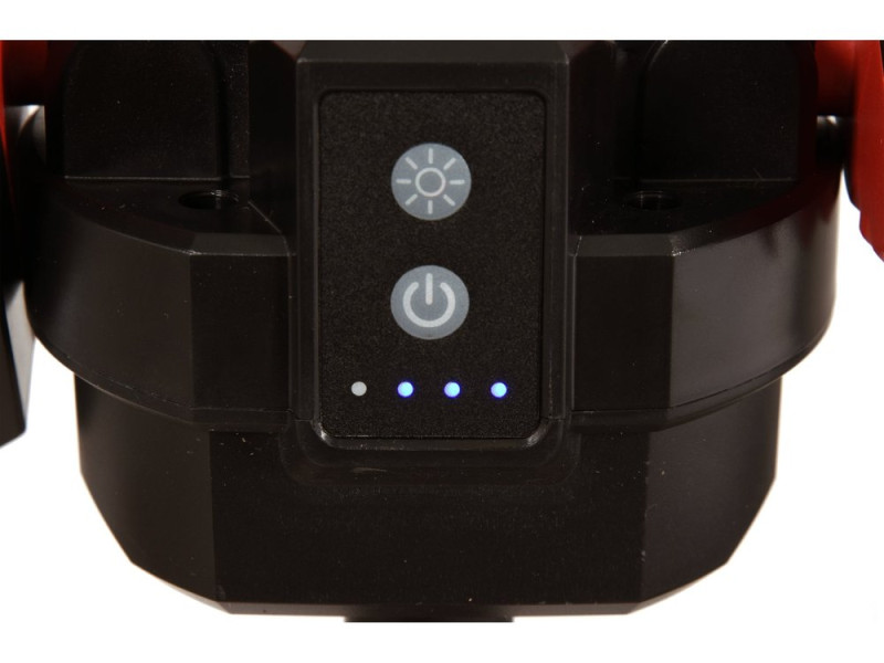 Прожекторы 2шт. 2828 SMD-диодные YATO: аккумул. 4,7 В, 500-5000 Lm, на штативе h=95-140 см (YT-81811)