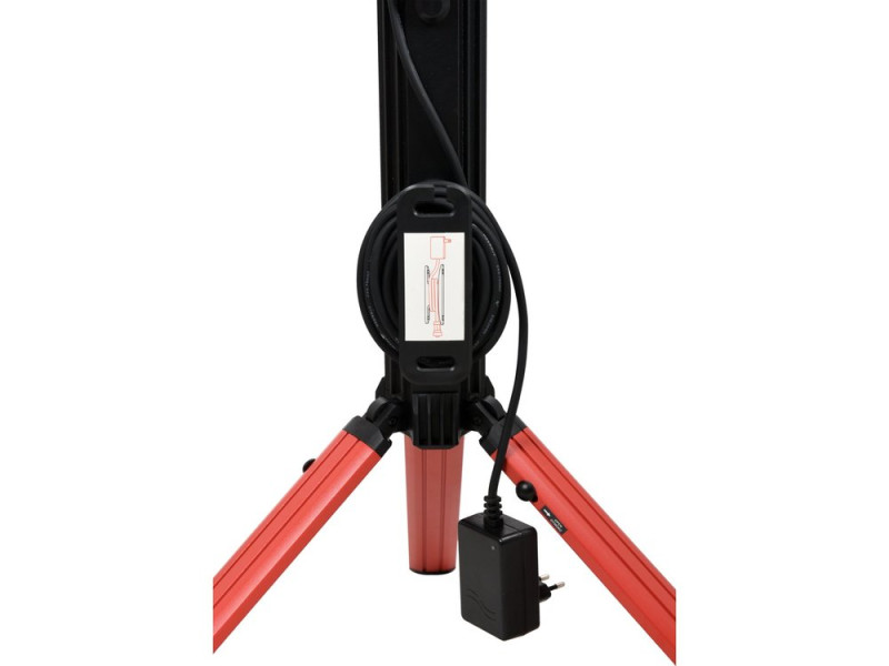 Прожекторы 2шт. 2828 SMD-диодные YATO: аккумул. 4,7 В, 500-5000 Lm, на штативе h=95-140 см (YT-81811)