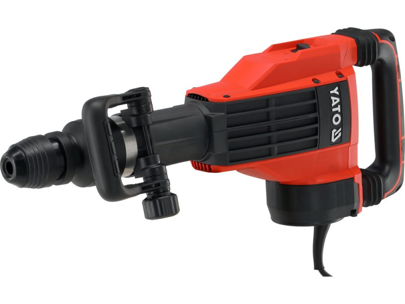 Молот відбійний мережевий SDS-MAX YATO: 230V, 1700 Вт, F= 40 Дж; + піка і долото (YT-82003)