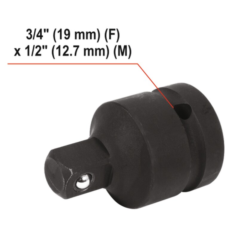 Гайковерт ударний YATO 230 В: 3/4", 1200 Вт, 2300 Нм, 1800 об/хв (YT-82025)