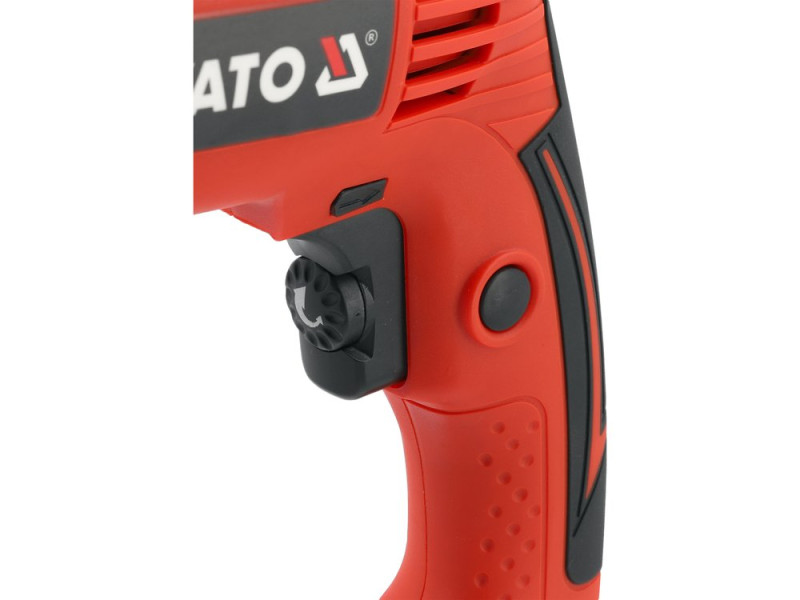 Дрель ударная от сети 230 В YATO P= 650 Вт, с патроном под ключ для сверл Ø≤ 13 мм (YT-82038)