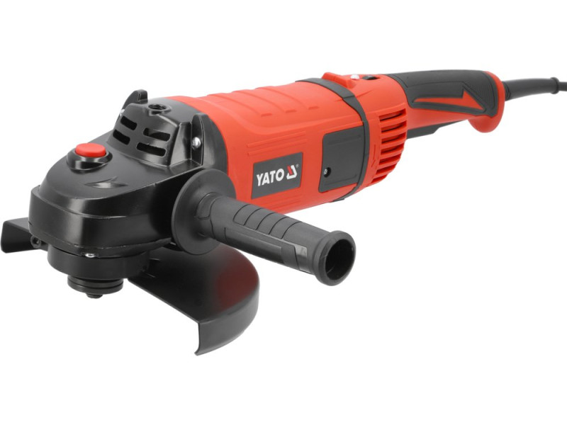 Шлифмашина угловая YATO 230V Ø=230 мм. М14 P=2600 Вт, рег/об. 2800-6500 об/мин, (YT-82106)