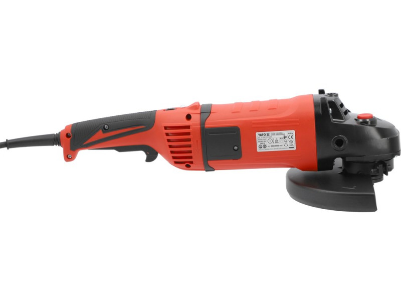 Шлифмашина угловая YATO 230V Ø=230 мм. М14 P=2600 Вт, рег/об. 2800-6500 об/мин, (YT-82106)