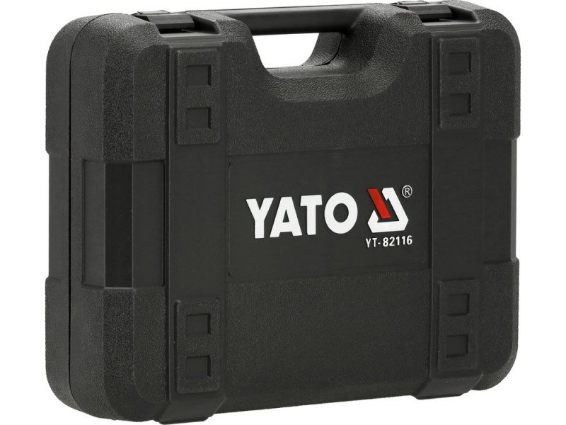 Перфоратор мережевий SDS+YATO P=1100 Вт,удар-4.5 Дж.для свердл до Ø 28мм,коронки до Ø 82мм 3 функції (YT-82116)