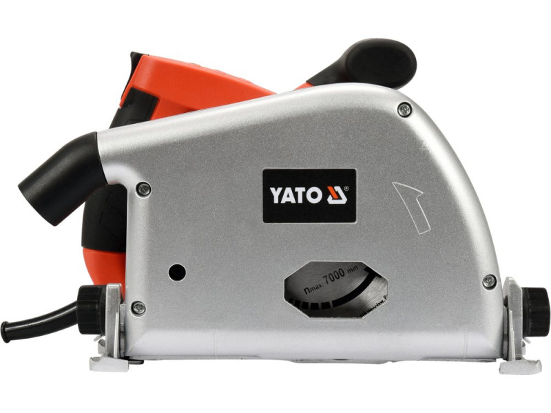 Пила дисковая сетевая погружная YATO: P=1,3 кВт, диск Ø=165/20x2,4мм, угол 45-90° (YT-82168)