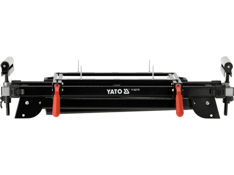 Стіл верстатний YATO: робоч. вис- 750 мм, навант- 200кг, відст між опорами- 100-165 см, 100х58х81 см (YT-82179)