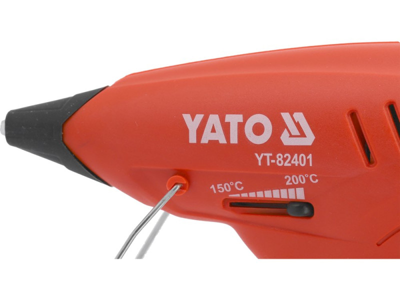 Пистолет клеевой сетевой YATO Ø=11 мм, P=35 (400) Вт. для стержней (YT-82401)