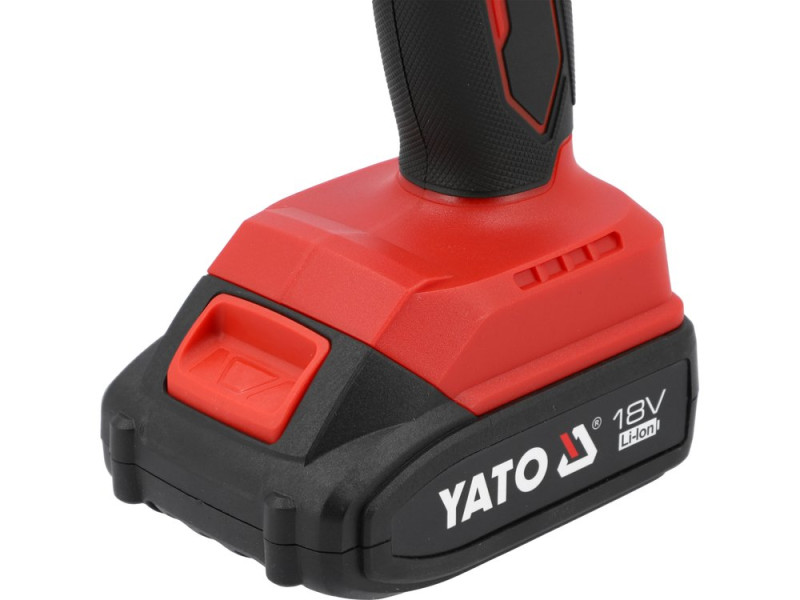 Паяльник для пластика YATO акумул. Li-Ion 18 В 2 АГод, 60 Вт, макс. t= 500ºC у футлярі з обладнанням (YT-824482)