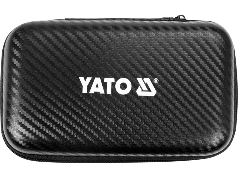 Паяльник портативний YATO 9-24В, 18-65Вт. t=90-480°С, накінечник Т12 (YT-82490)