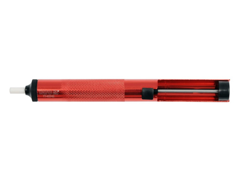 Отсос припоя YATO YT-82742, PTFE, анодированный, 19,5×190 мм