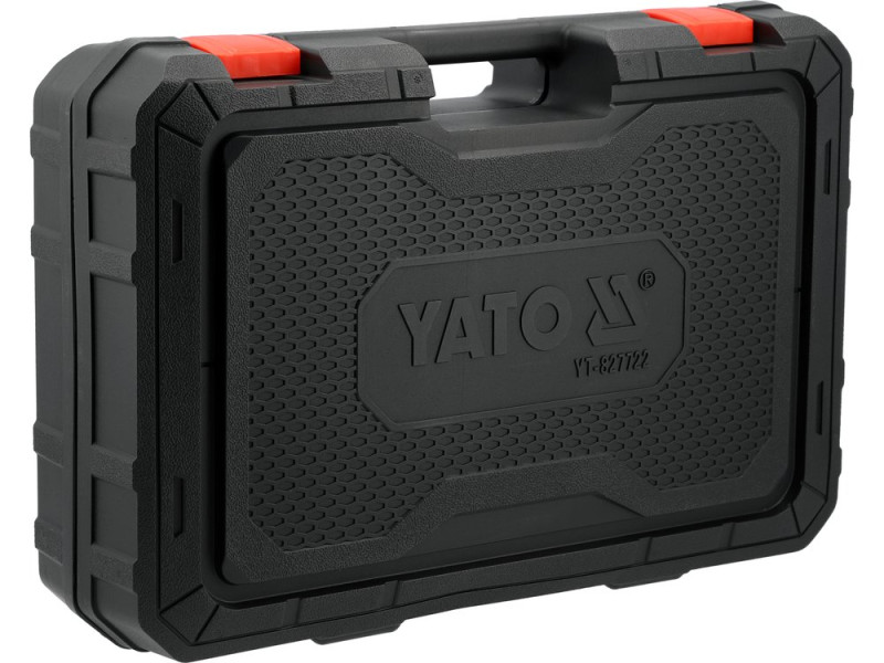 Перфоратор аккумуляторный YATO SDS+ 2х Li-Ion 18 В 4 АГод, J=2.5 Дж, Ø≤22 мм в бетоне, 3 реж. (YT-827722)