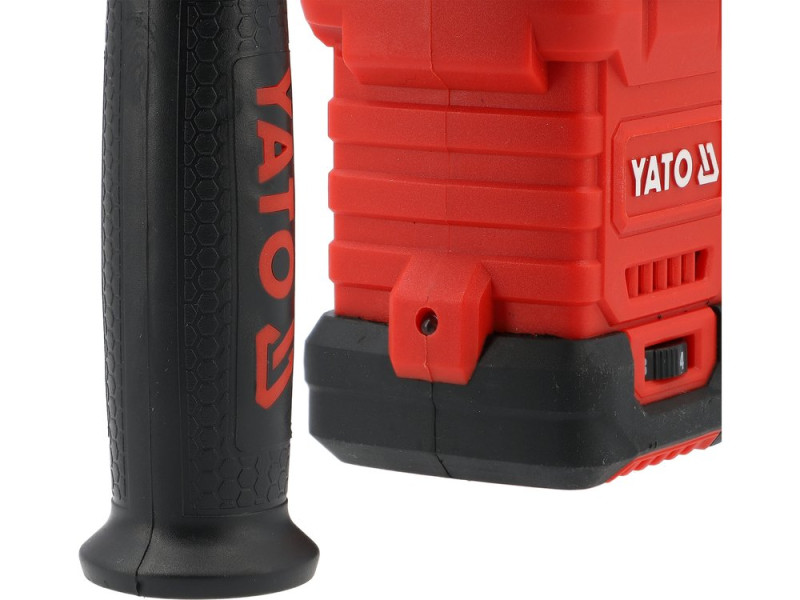 Перфоратор YATO SDS+ акумуляторний 2х Li-Ion 18 В 4 АГод , J=2.8 Дж, Ø≤26 мм в бетоні, 3 режими (YT-827724)