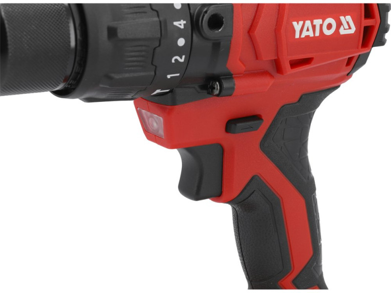 Шуруповерт-дрель ударная аккумуляторная YATO: 18V, Li-Ion, KM- 120 Нм, патрон Ø≤13 мм (БЕЗ АККУМУЛЯТОРА) (YT-827791)