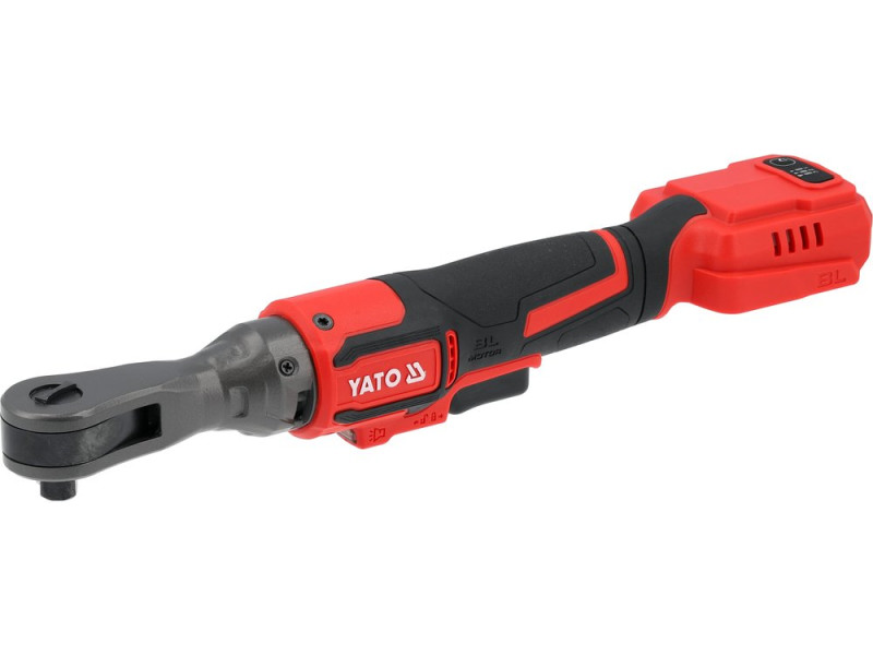 Тріскачка ударна від акумулятора YATO Li-Ion 18 В квадрат- 1/2", 110 Нм, l= 370 мм (БЕЗ АКУМУЛЯТОРА)