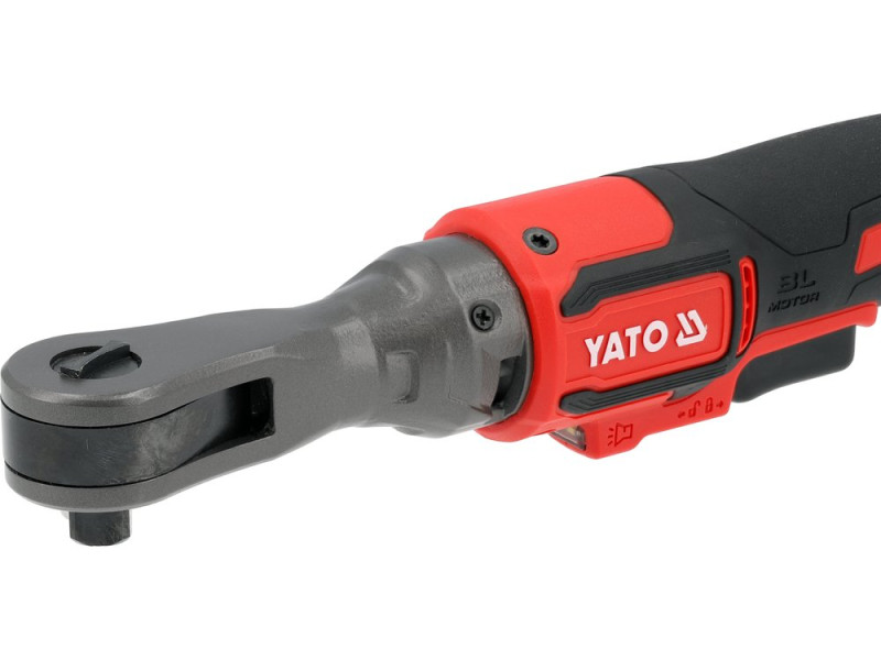 Тріскачка ударна від акумулятора YATO Li-Ion 18 В квадрат- 1/2", 110 Нм, l= 370 мм (БЕЗ АКУМУЛЯТОРА)