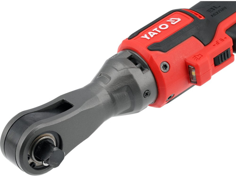 Тріскачка ударна від акумулятора YATO Li-Ion 18 В квадрат- 1/2", 110 Нм, l= 370 мм (БЕЗ АКУМУЛЯТОРА)