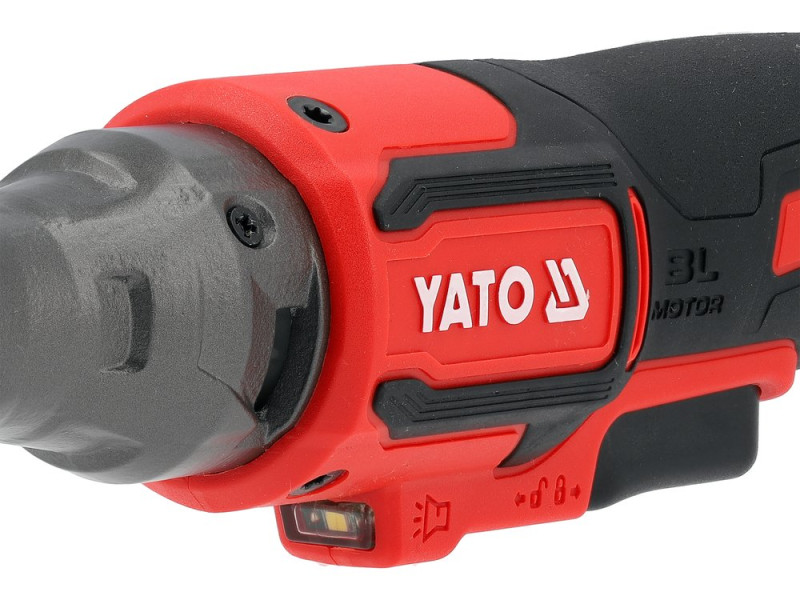 Тріскачка ударна від акумулятора YATO Li-Ion 18 В квадрат- 1/2", 110 Нм, l= 370 мм (БЕЗ АКУМУЛЯТОРА)