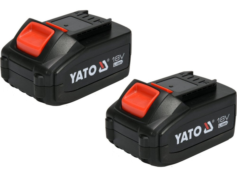 Пила цепная аккумуляторная YATO YT-828131, 36 В (2x18), шина 16", 2 АКБ 4 Ач