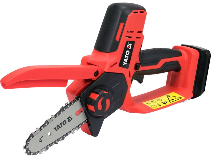 Пила ланцюгова акумуляторна YATO YT-828136, 18 В, шина 4" (без АКБ)