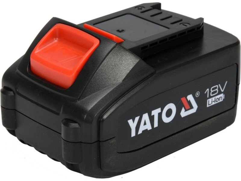 Шліфмашини: кутова і пряма акумуляторні YATO: Li-Ion, 18В, 4АГод, диск Ø=125мм з повільн. стартом (YT-828296)