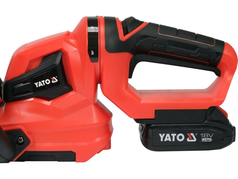 Кущоріз акумуляторний YATO Li-Ion 18 В 2 АГод, обрізні леза l=45 см, до гілок Ø≤ 16 мм (YT-828331)