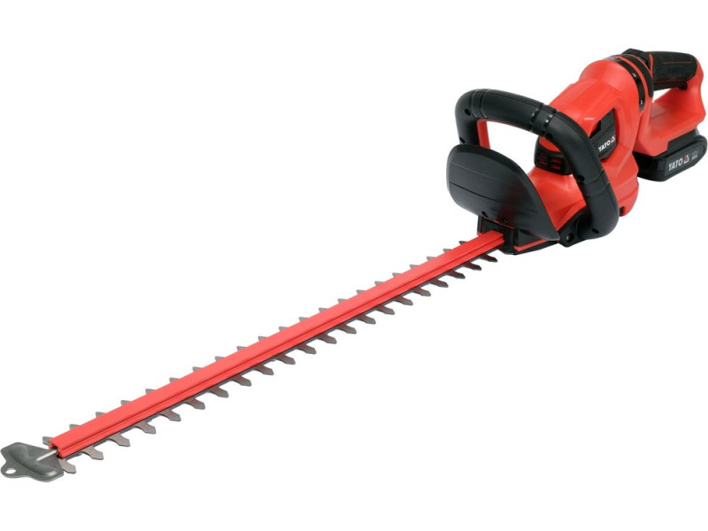 Кусторез аккумуляторный YATO Li-Ion 18 В 2 АГод, обрезные лезвия l=55 см, к веткам Ø≤ 16 мм (YT-828333)