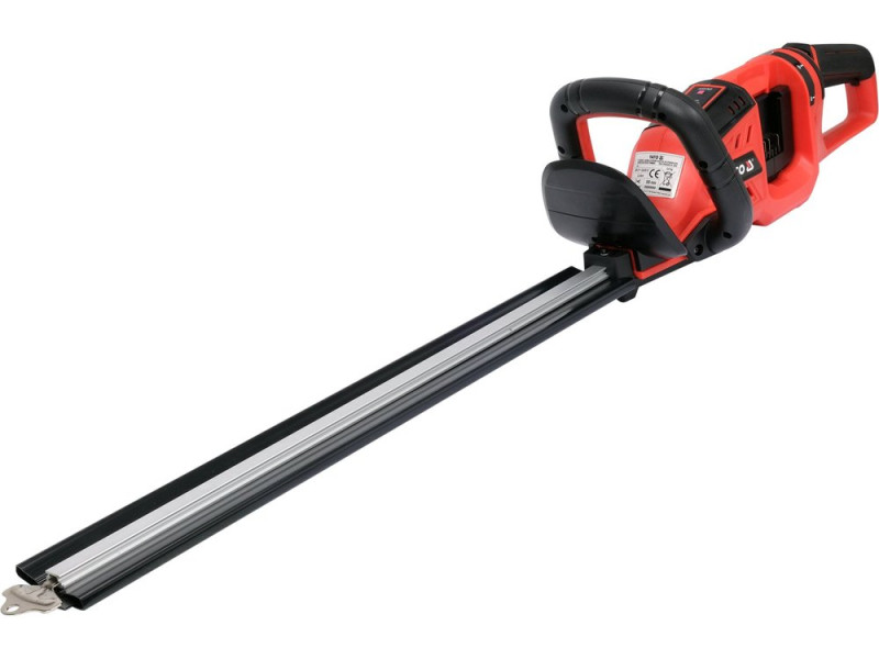 Кусторез аккумуляторный YATO 36V Li-Ion 18Vx2, обрезные лезвия l=55см, к веткам Ø≤ 28мм (БЕЗ АККУМУЛЯТОРА) (YT-828353)