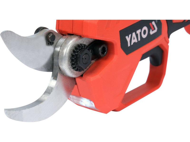 Секатор акумуляторний 18 В YATO YT-828377, різ 30 мм, 2 А·год, безщітковий
