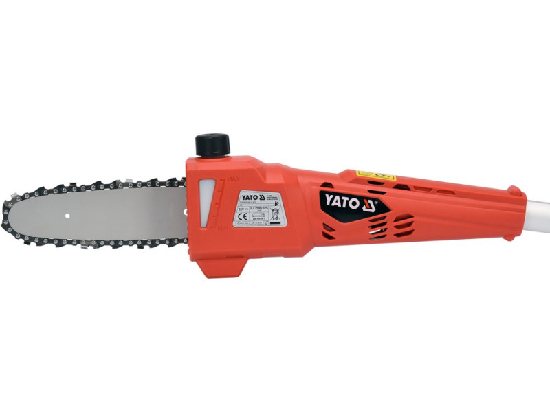 Сучкорез аккумуляторный YATO телеск. ручка 2-2.8 м, Li-Ion 18В, шина l=20 см,(БЕЗ АККУМУЛЯТОРА) (YT-82837)