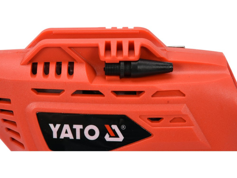 Компресор акумуляторний YATO: Li-Ion 1В, 2 Агод, 1 MPa, 14 л/хв, кабель- 50см, зарядн. пристрій (YT-82894)