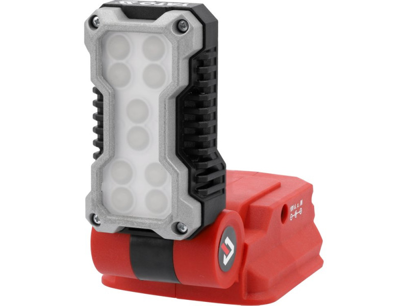 Світильник акумуляторний SMD-діодний, YATO 18 В 5 Вт,обертов-180°, 500 Lm (БЕЗ АКУМУЛЯТОРА) (YT-829683)