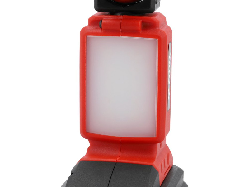 Ліхтар акумуляторний COB і SMD-діод. YATO 18В 2.5/1.2 Вт,250/100 Lm,оберт- 90°/180°(БЕЗ АКУМУЛЯТОРА) (YT-829691)