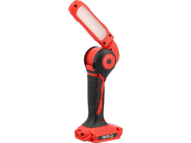 Світильник акумуляторний LED-діодний, YATO 18 В 7.4 Вт,обертов-180°/270°, 6000 Lm (БЕЗ АКУМУЛЯТОРА) (YT-829693)